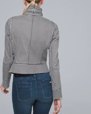 Gingham Military Jacket