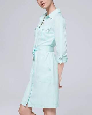 Twill Shirt Dress