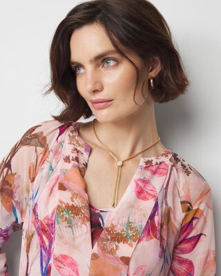 Pleated Front Blouse click to view larger image.