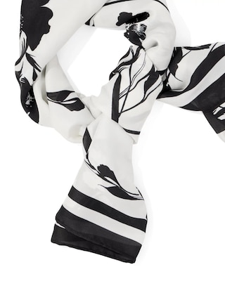 Floral Print Square Scarf click to view larger image.