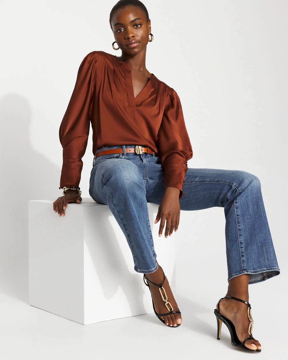High-Rise Bootcut Jean