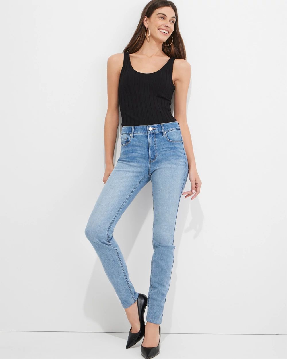 Outlet WHBM High Rise Skinny Jeans