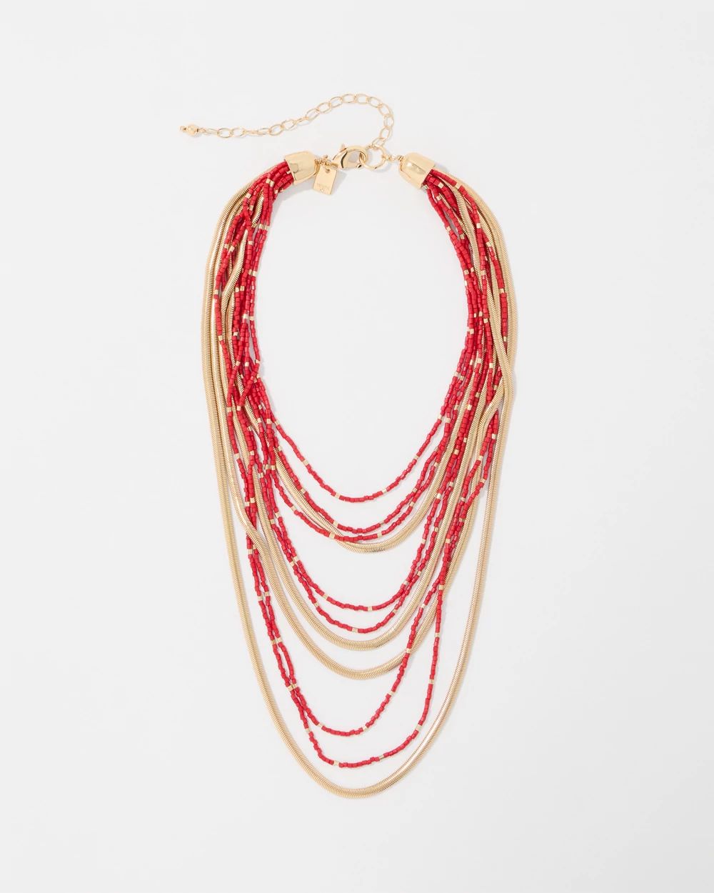 Seed Bead Convertible Multistrand Necklace