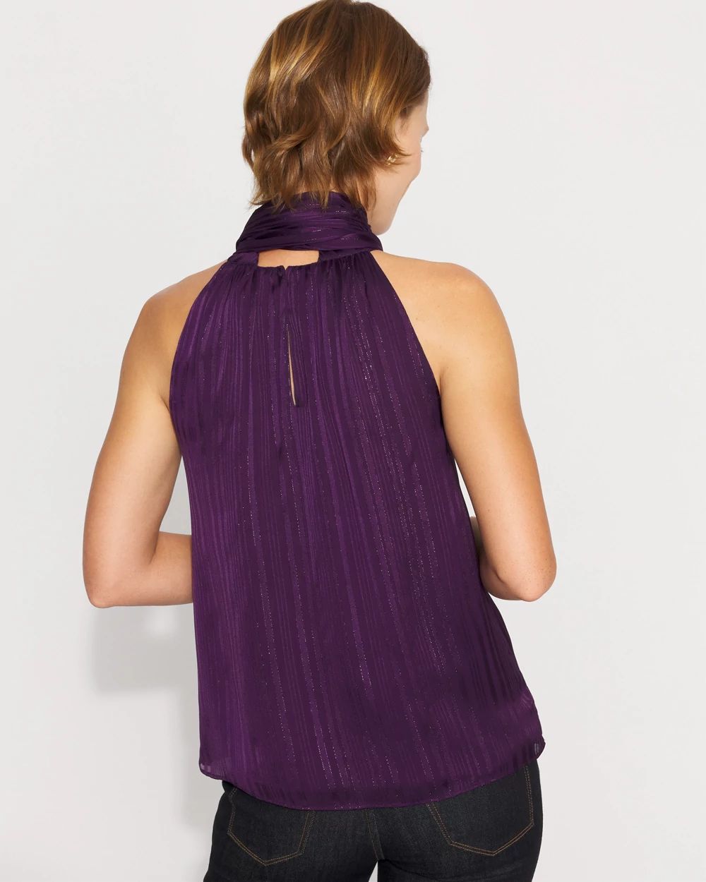 Tie Neck Halter Top click to view larger image.