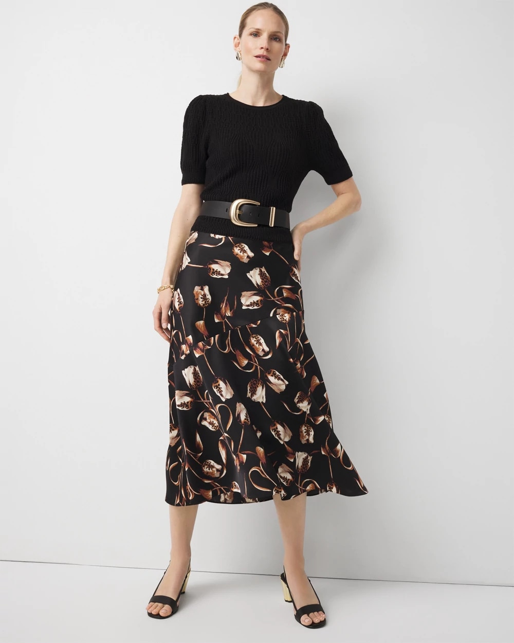 Satin Maxi Skirt