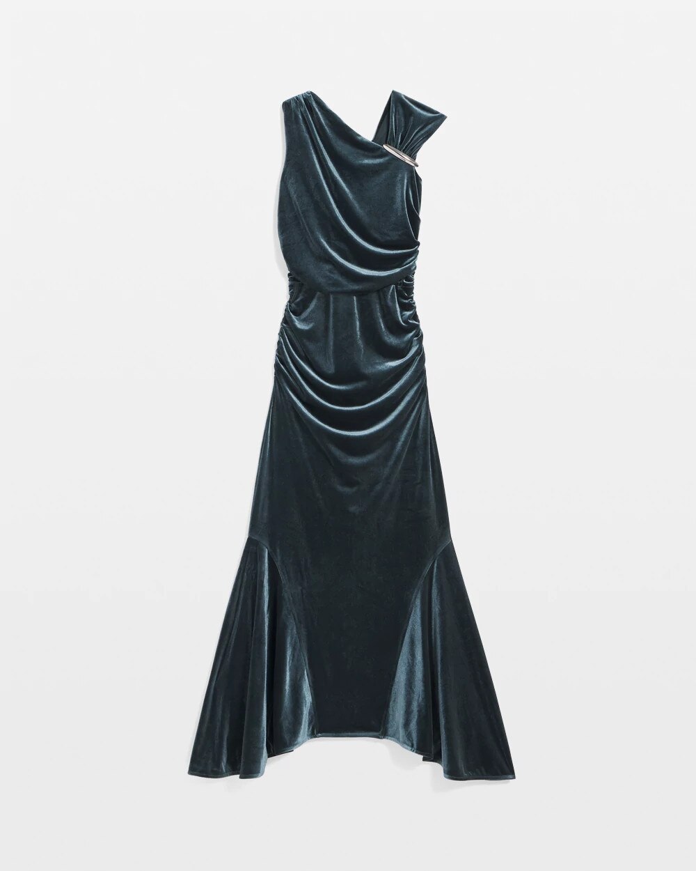 Peekaboo Back Velvet Dress