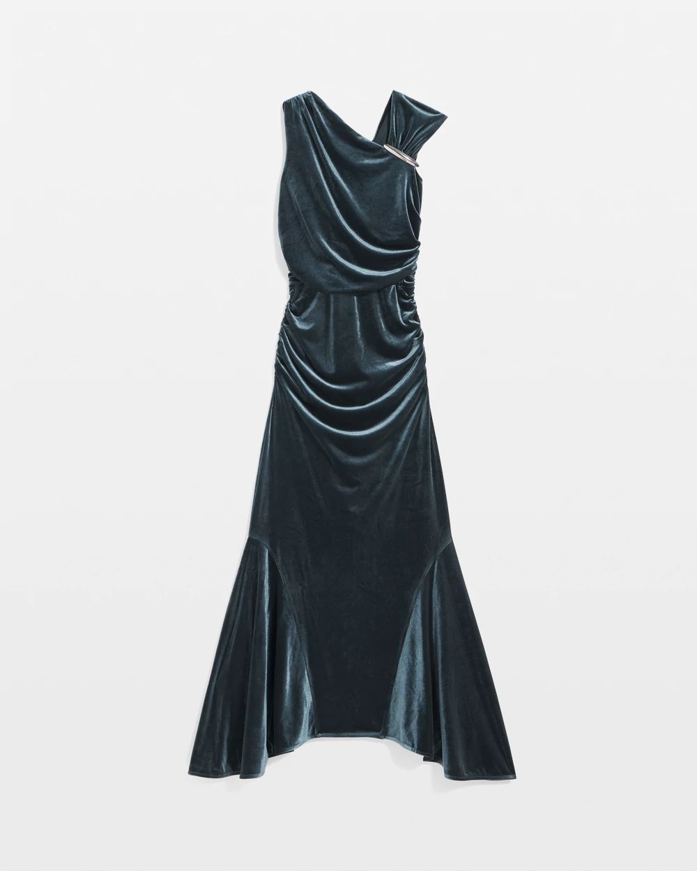 Peekaboo Back Velvet Dress click to view larger image.