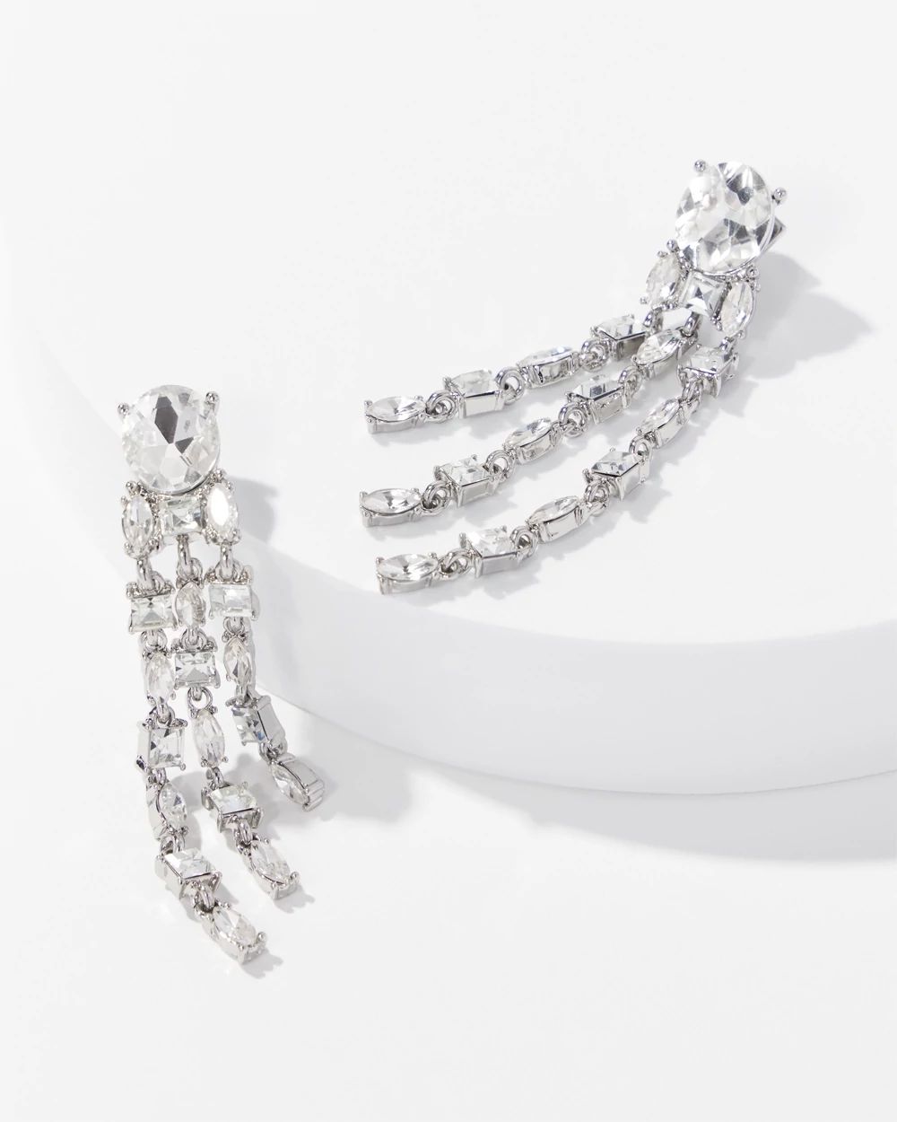 Crystal Fringe Earrings