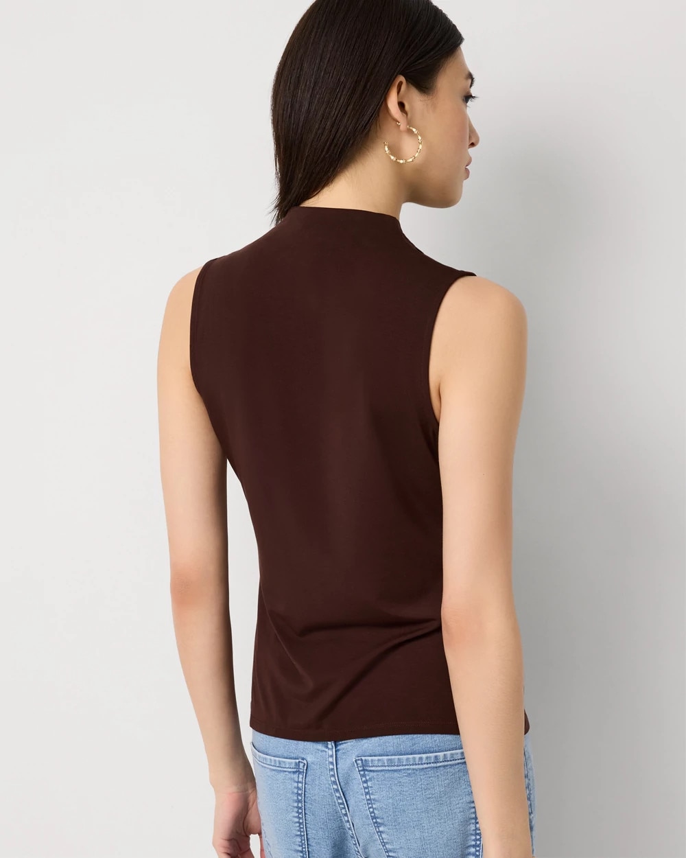Cowl Neck Sleeveless Top - image 4