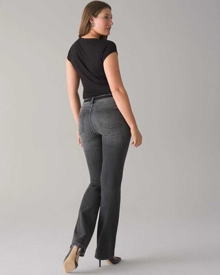 Curvy-Fit High-Rise Skinny Flare Jeans click to view larger image.