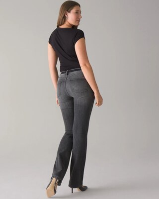 Curvy-Fit High-Rise Skinny Flare Jeans