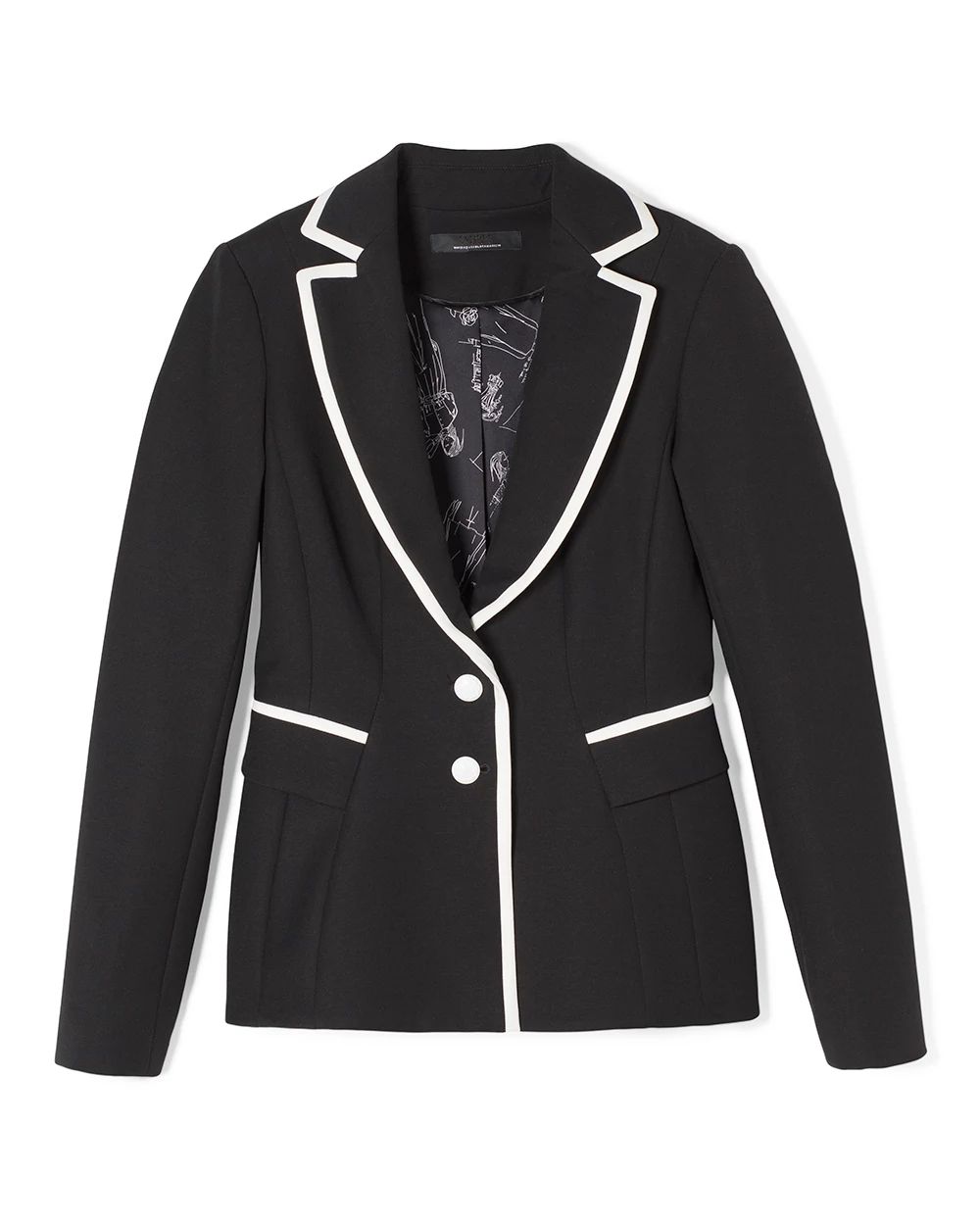 WHBM Contrast Signature Blazer