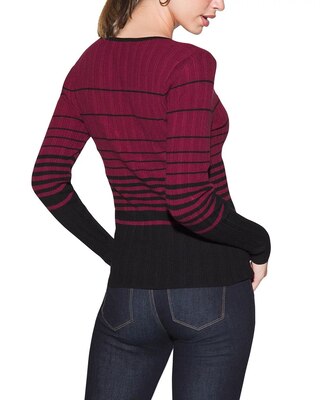 Outlet WHBM Ribbed Scoop-Neck Pullover