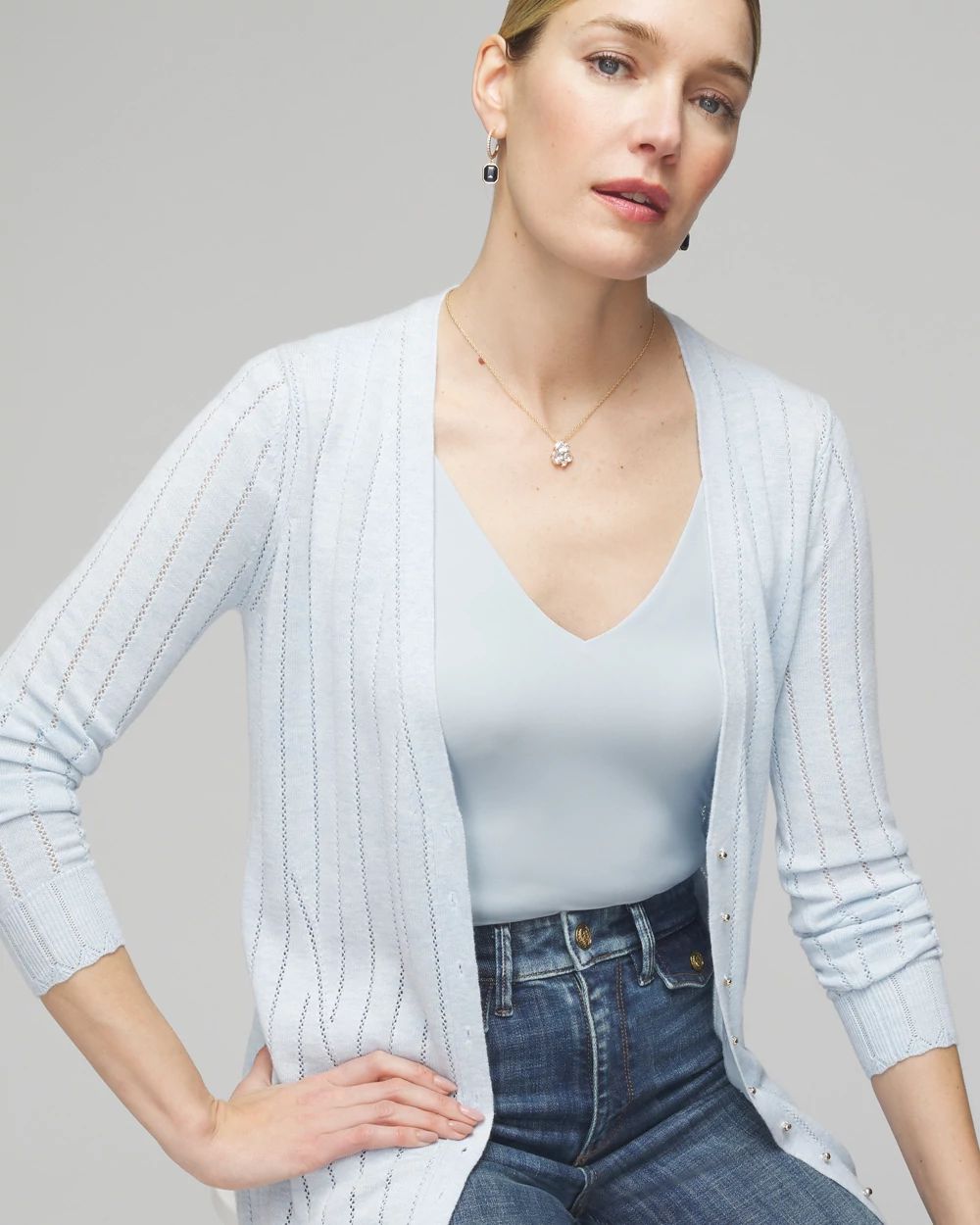 WHBM FORME™ All Ways Stretch Dual Neck Tank