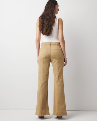 High-Rise Pret Double Pocket Wide-Leg Pant click to view larger image.