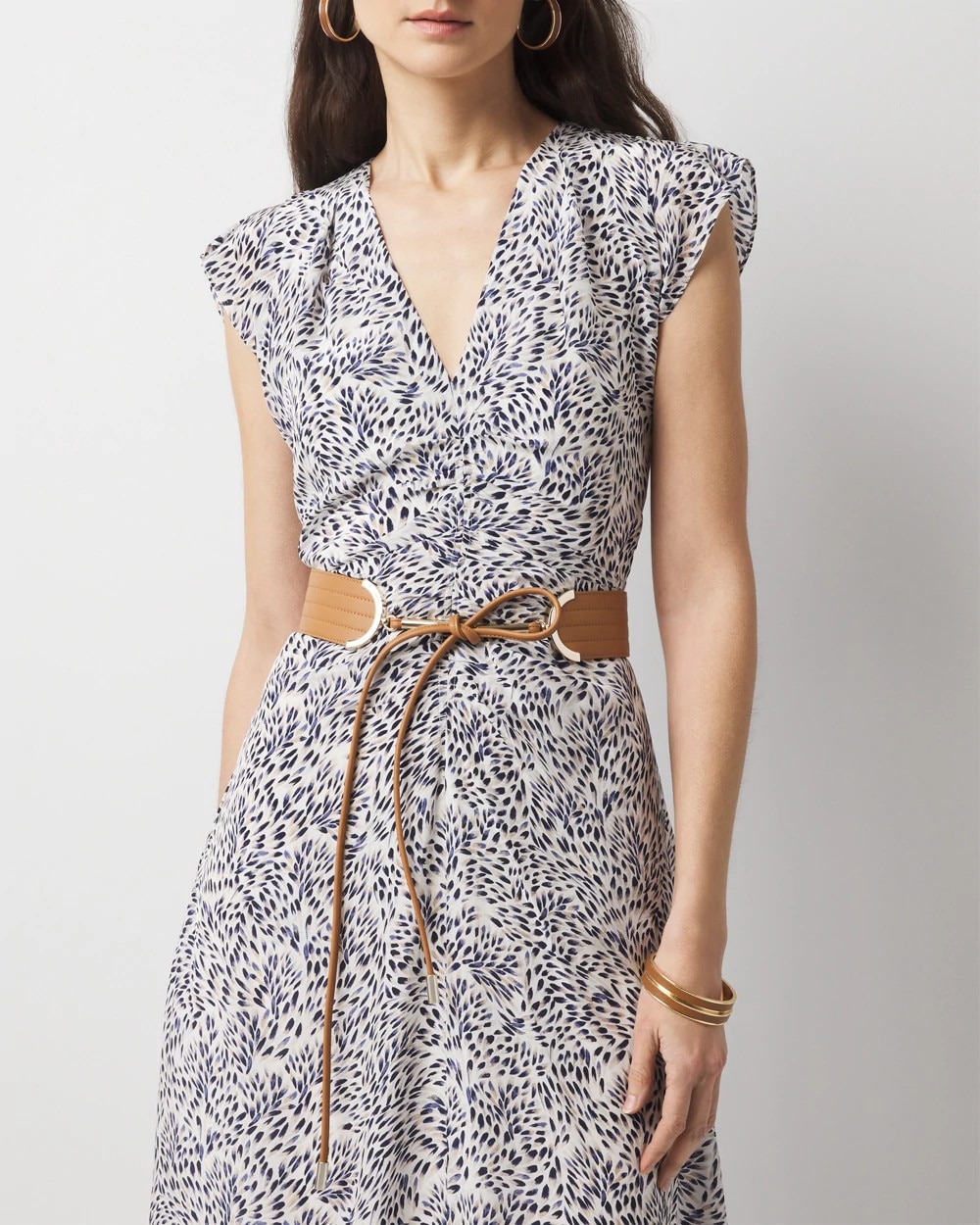 Gold Detail Obi Belt