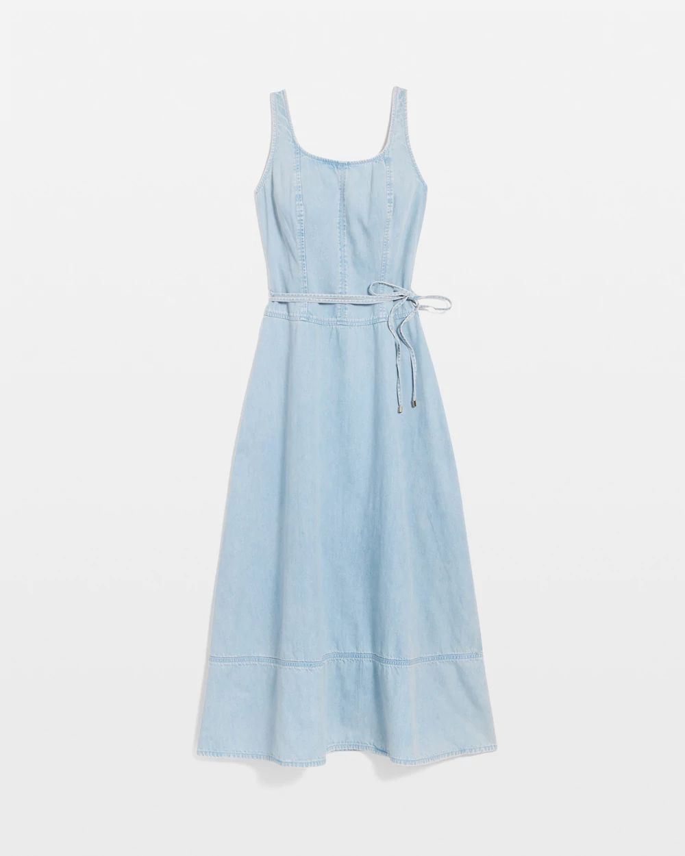 Featherweight Denim Maxi Dress