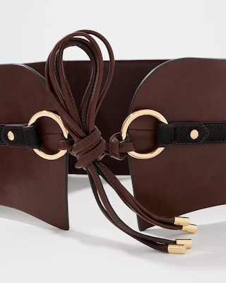 Tie-Front Corset Belt click to view larger image.