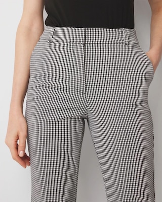 Petite WHBM® Elle Slim Ankle in Gingham click to view larger image.