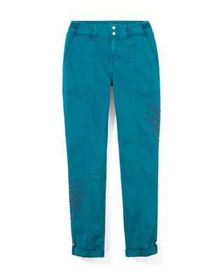Petite Mid-Rise Pret-A-Pedi Crop Pants