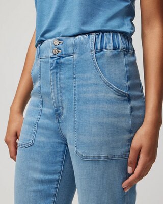 Extra High Rise Relaxed Tapered Ankle Jeans