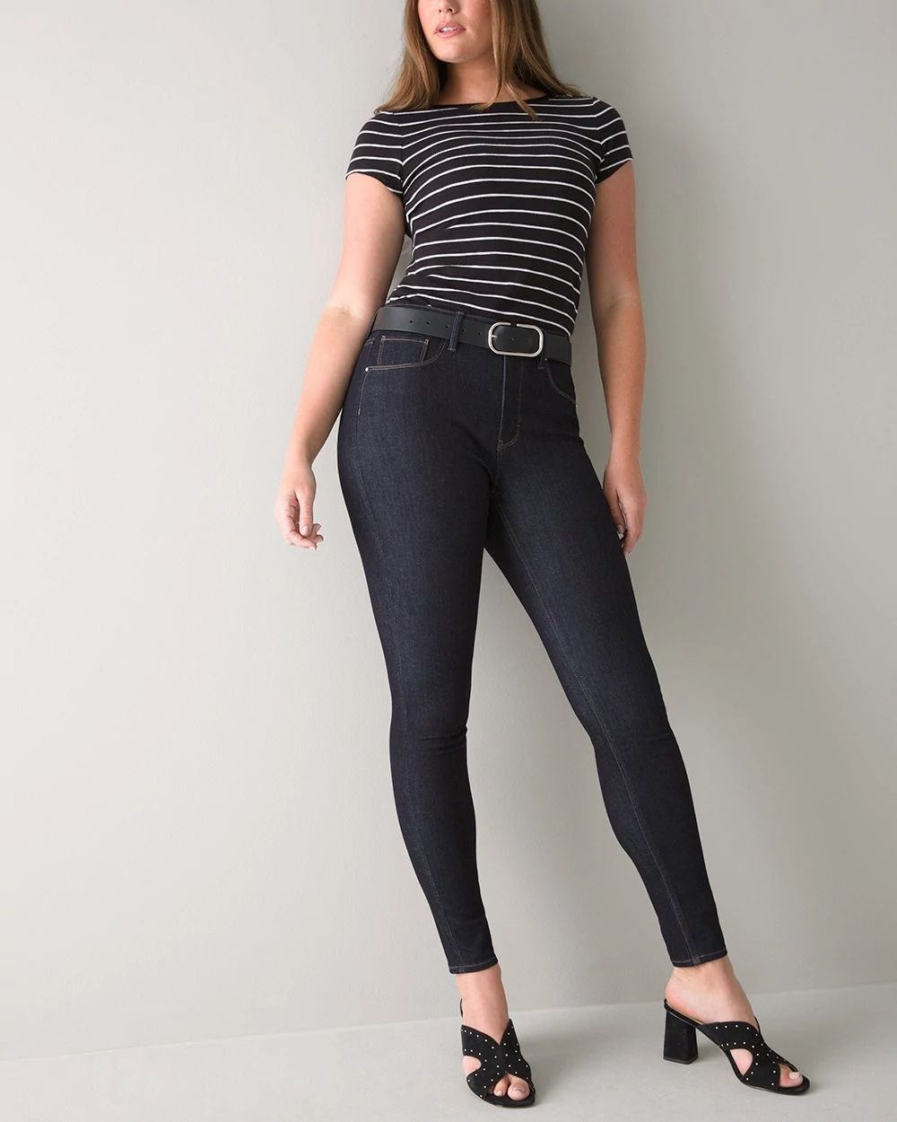 High-Rise Sculpt Skinny Ankle Jeans