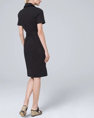 Short Sleeve Utility Shirt Dress
