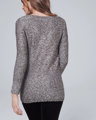 Sequin Tunic Sweater