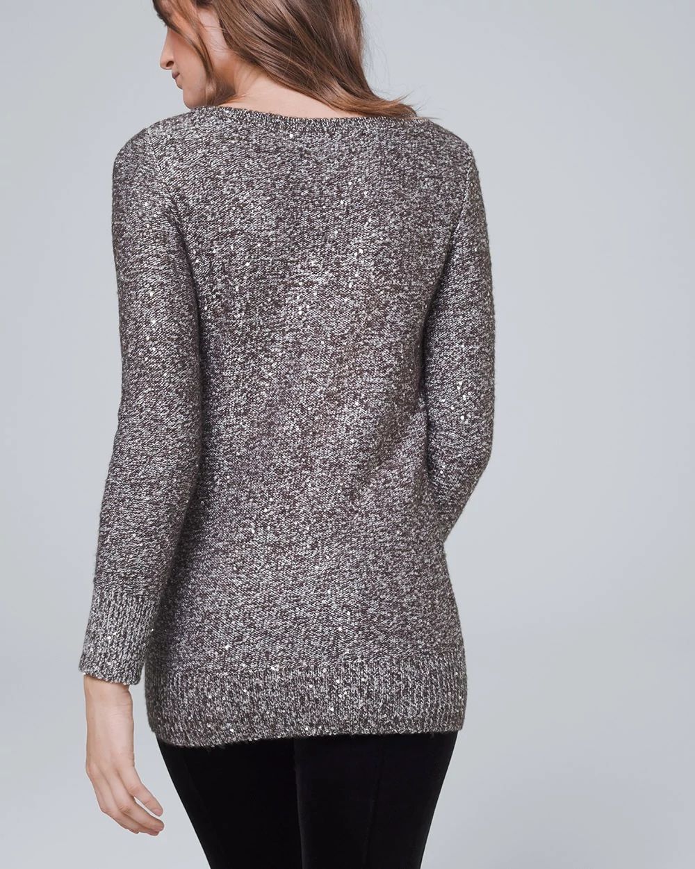 Sequin Tunic Sweater