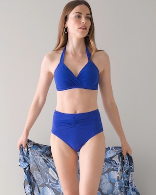 High-Waist Wrap Bikini Bottom
