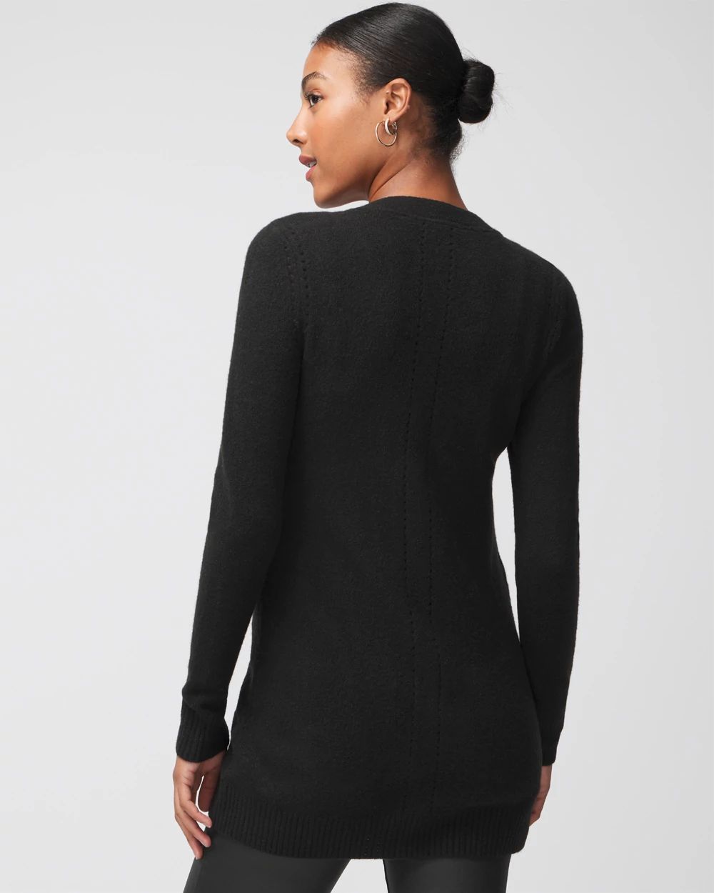 Petite Long Sleeve Boyfriend Cardigan