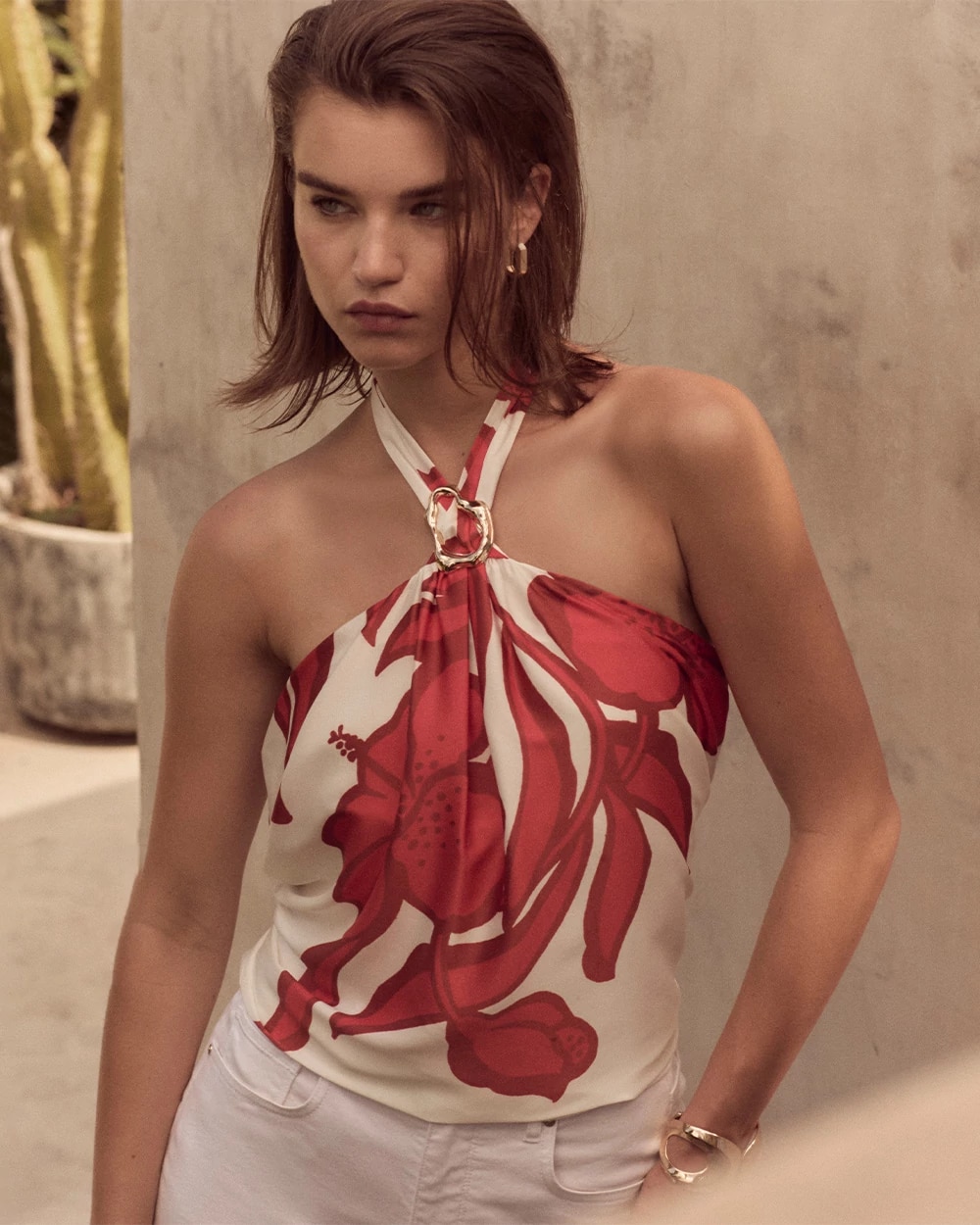 Satin Halter Top