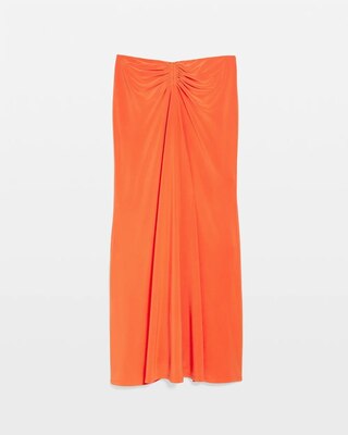 Ruched Maxi Skirt
