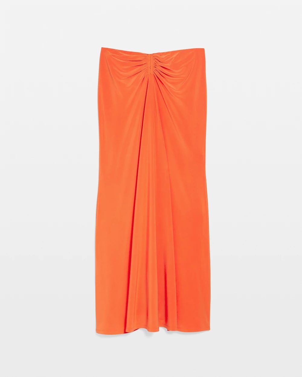 Ruched Maxi Skirt