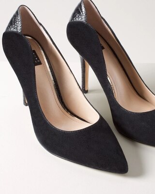 Suede High Heeled Pump