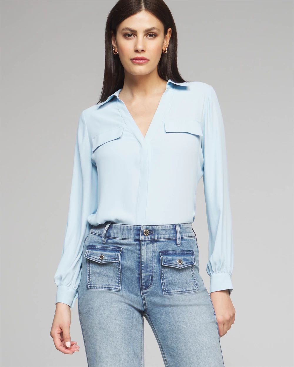 Outlet WHBM Utility Shirt