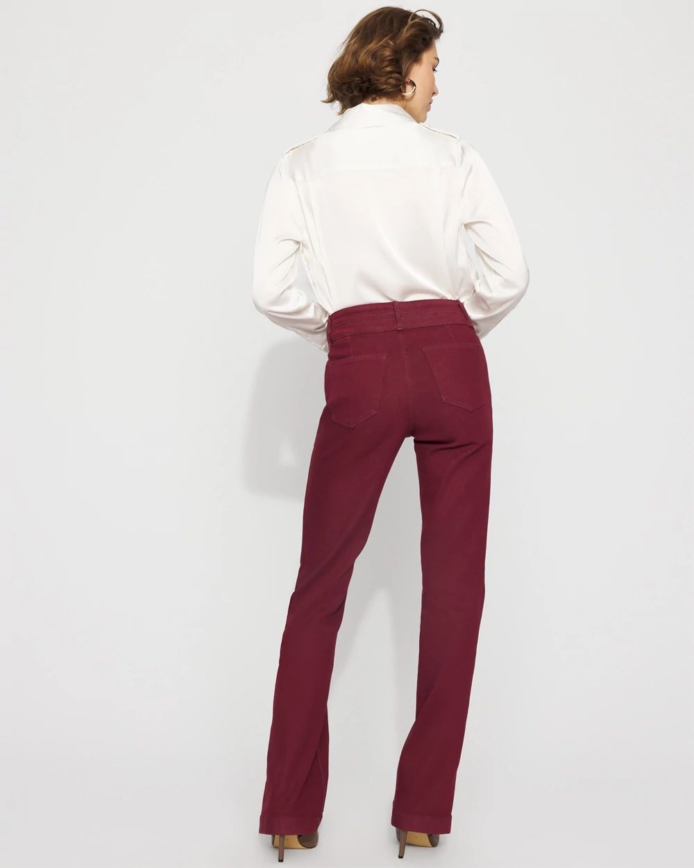 Petite Extra High-Rise Double-Waist Trouser Jean