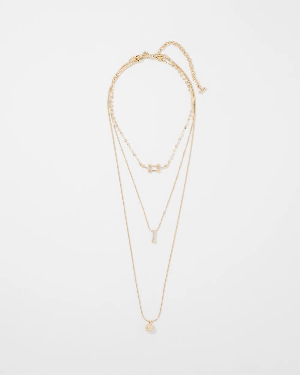 Ball Chain + Pavé Convertible Necklace