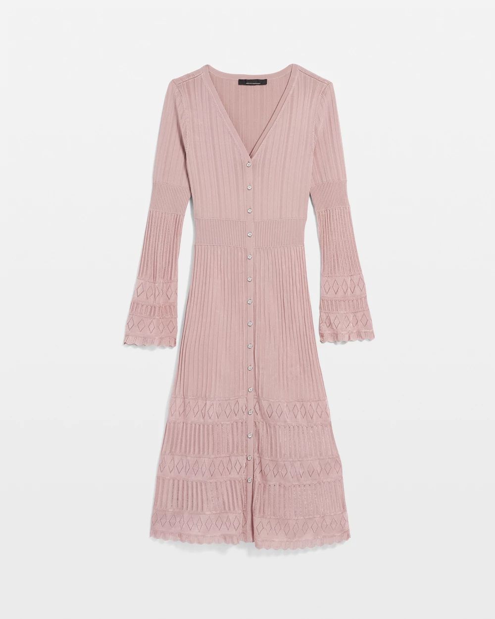 Button-Down Sweater Dress