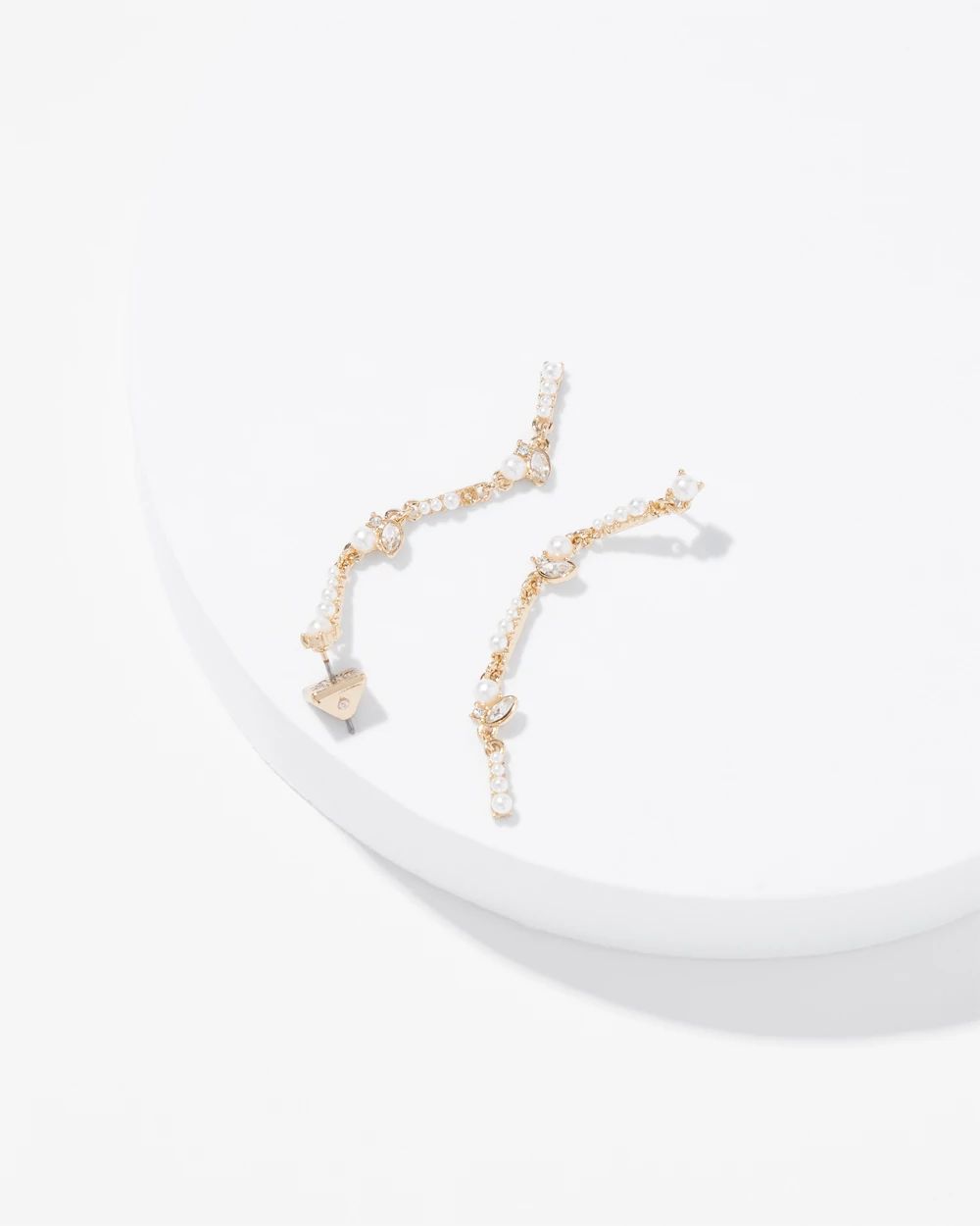 Mixed Media Linear Earrings