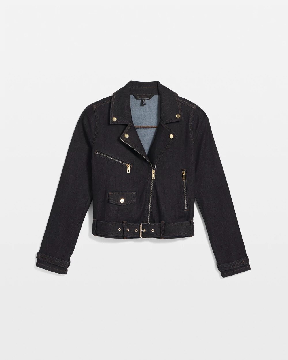 Denim Moto Jacket - image 5