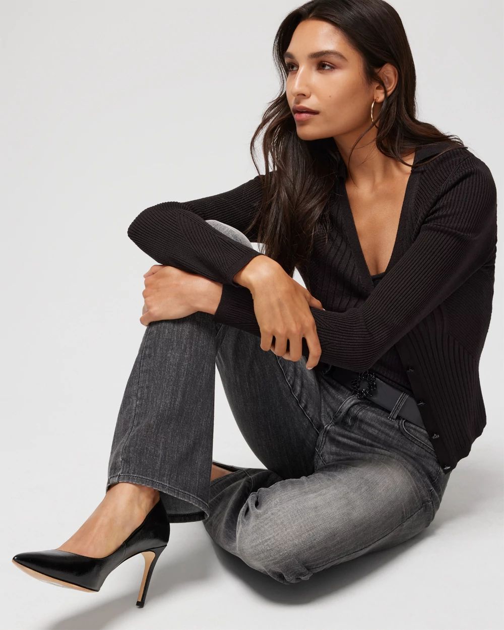 Ribbed Cardigan