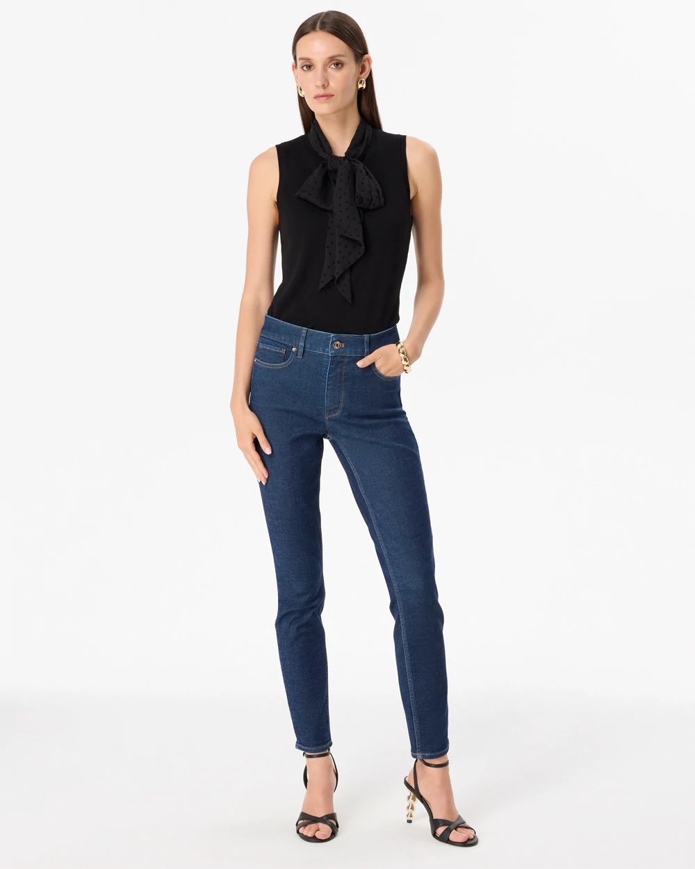 High-Rise Skinny Ankle Ease Jean