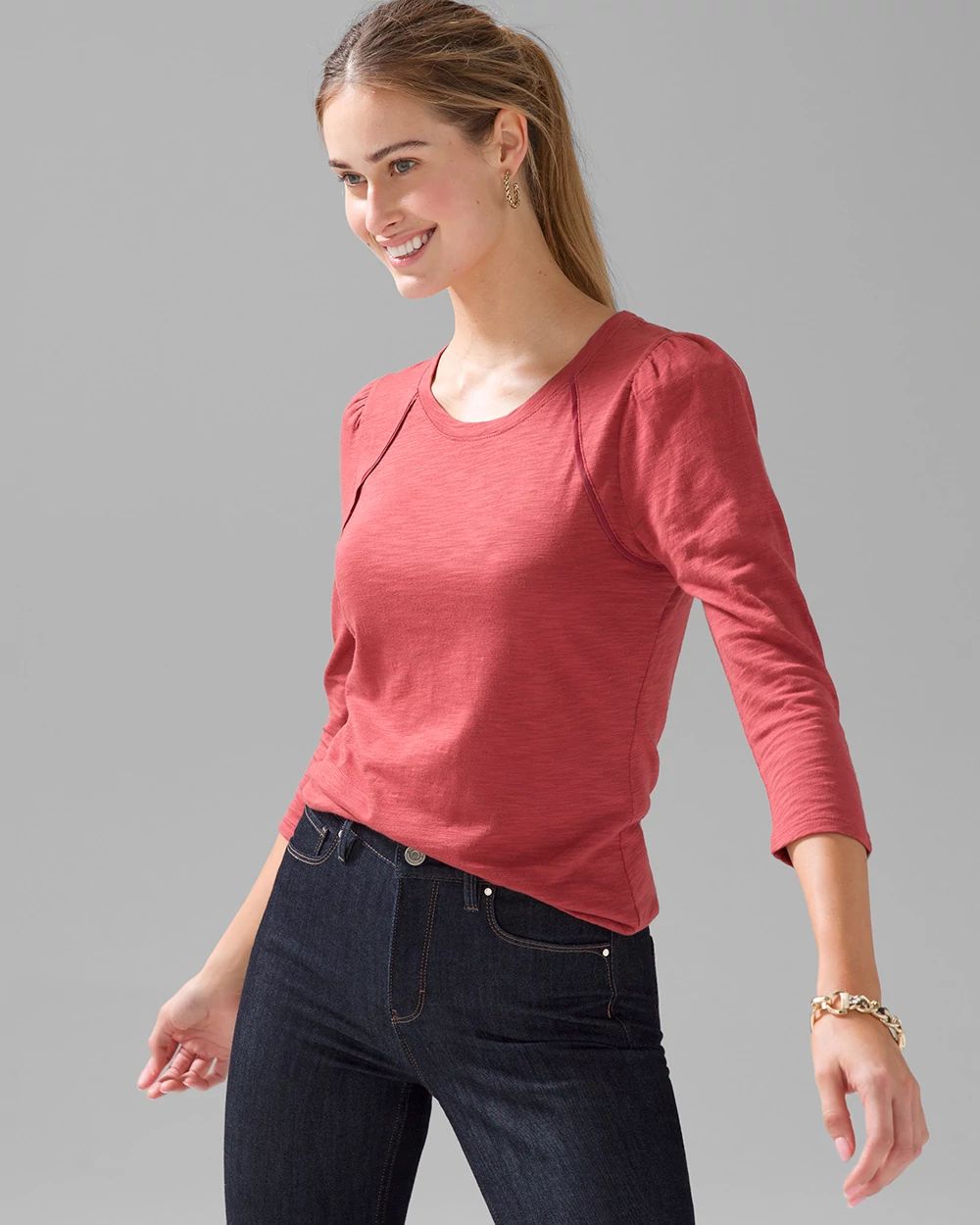 3/4 Sleeve Raglan Tee
