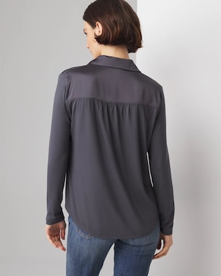 Woven Front Tee click to view larger image.
