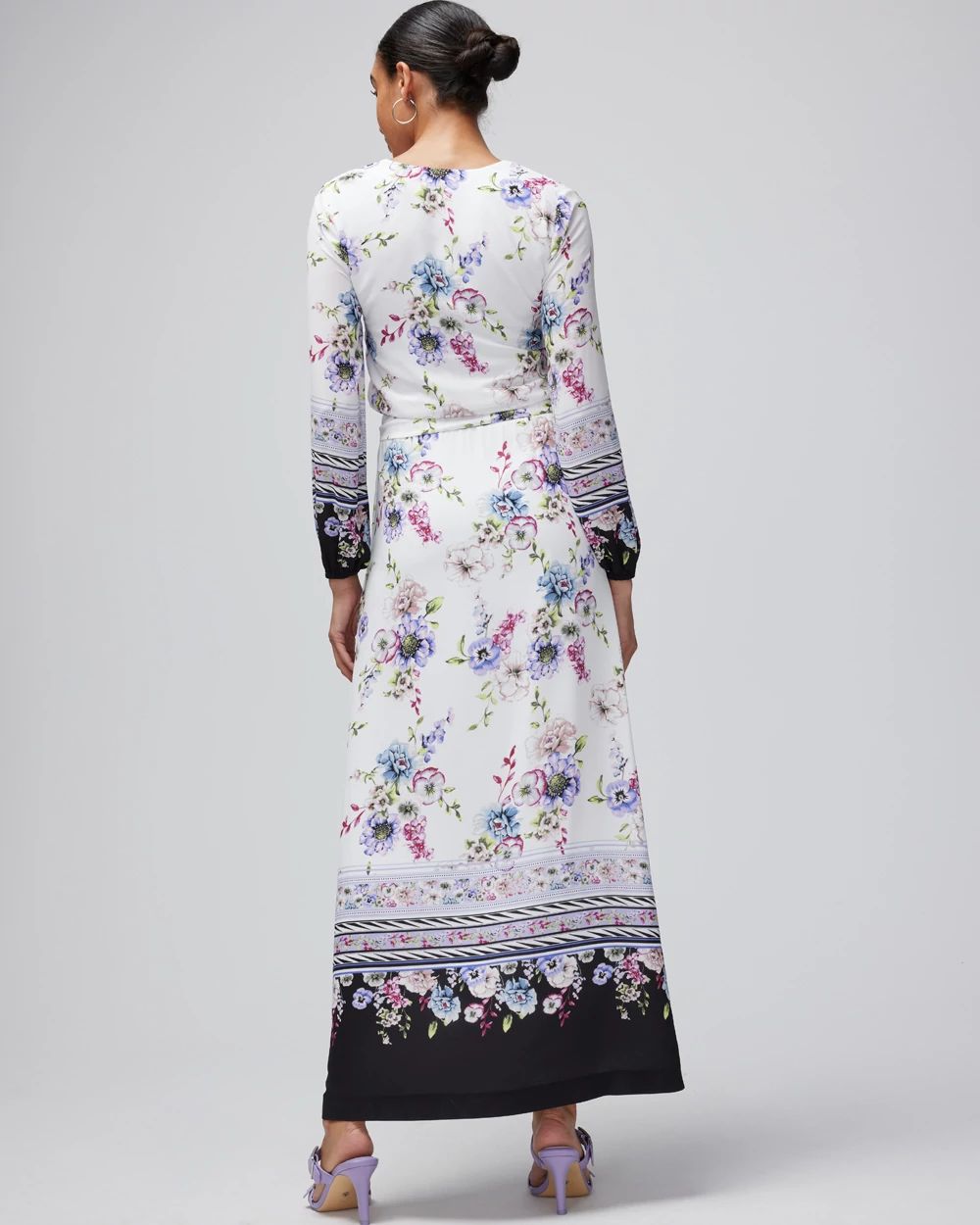 Petite full sleeve maxi dress online