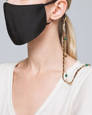 The WHBM Convertible Mask Necklace click to view larger image.