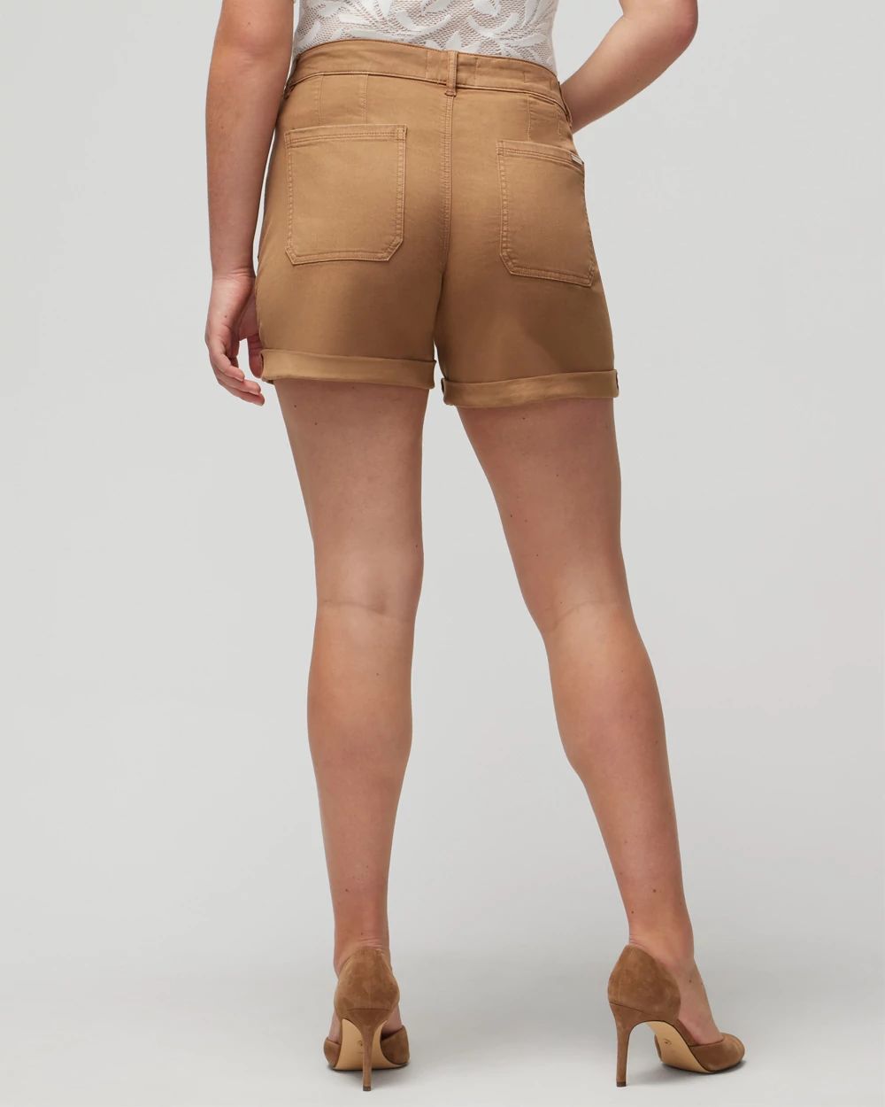 Curvy Mid-Rise Pret-A-Play Shorts click to view larger image.