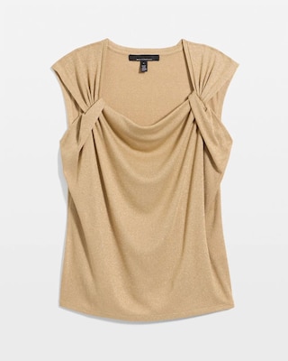 Metallic Knit Tank click to view larger image.