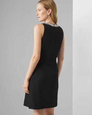 Crystal Embellished Mini Dress click to view larger image.